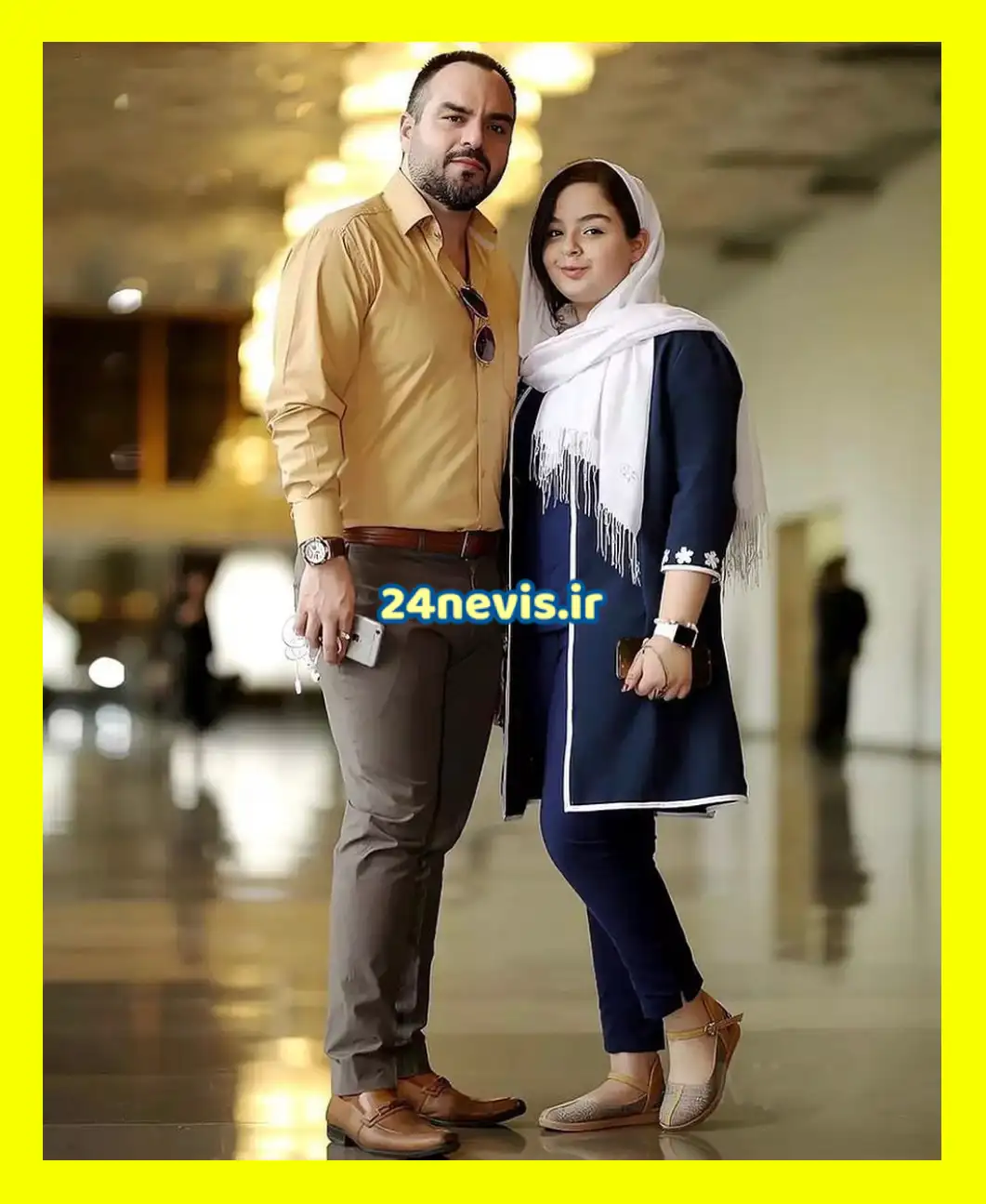 عکس سارینا دختر شهرام قائدی