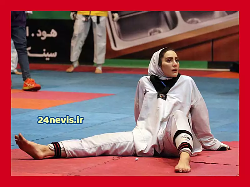 عکس شهربانو دامغانی نژاد در تکواندو