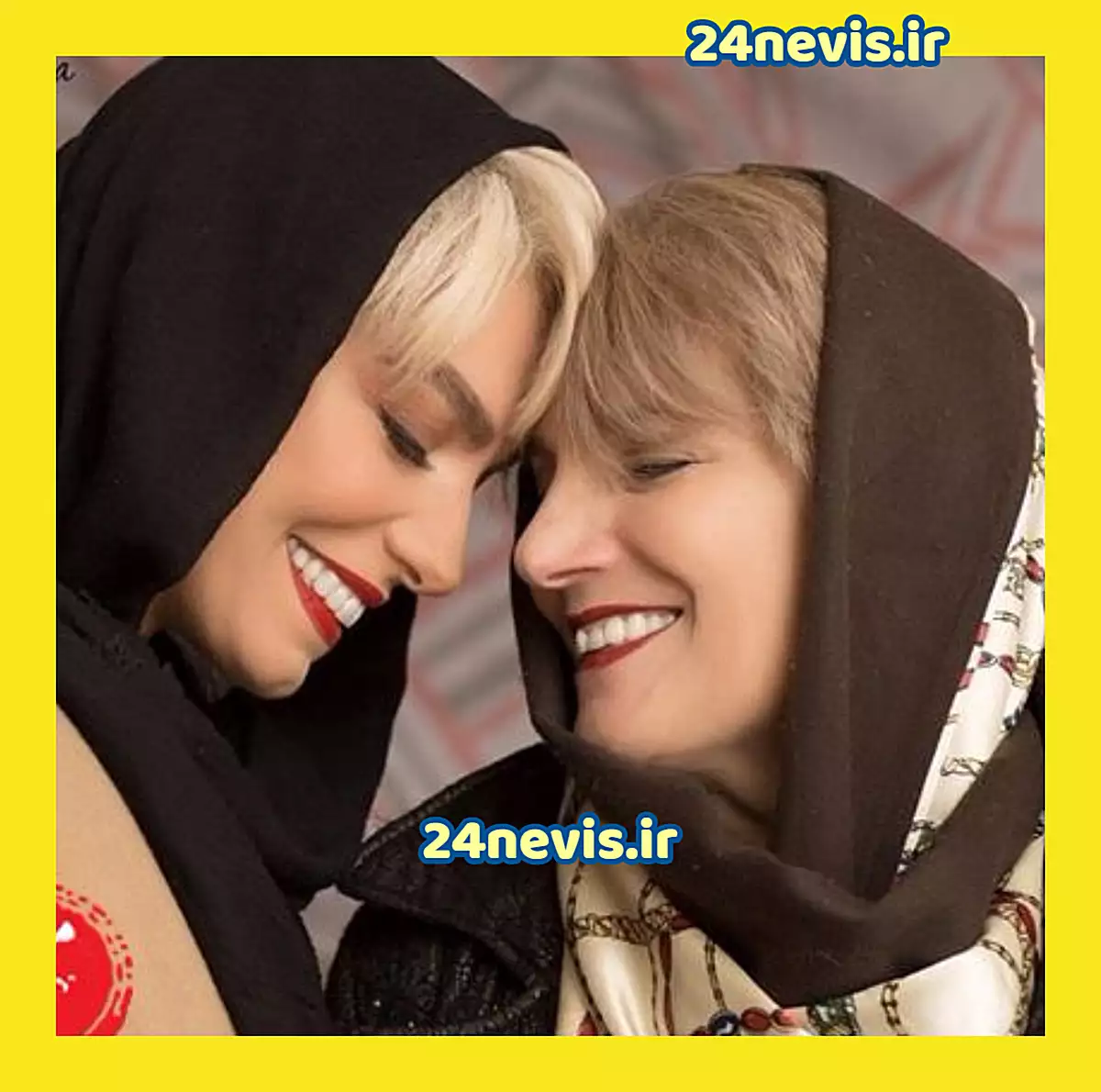 عکس الیکا عبدالرزاقی و مادرش