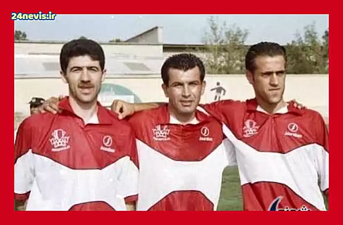 عکس جوانی حمید استیلی در تیم ملی و پرسپولیس
