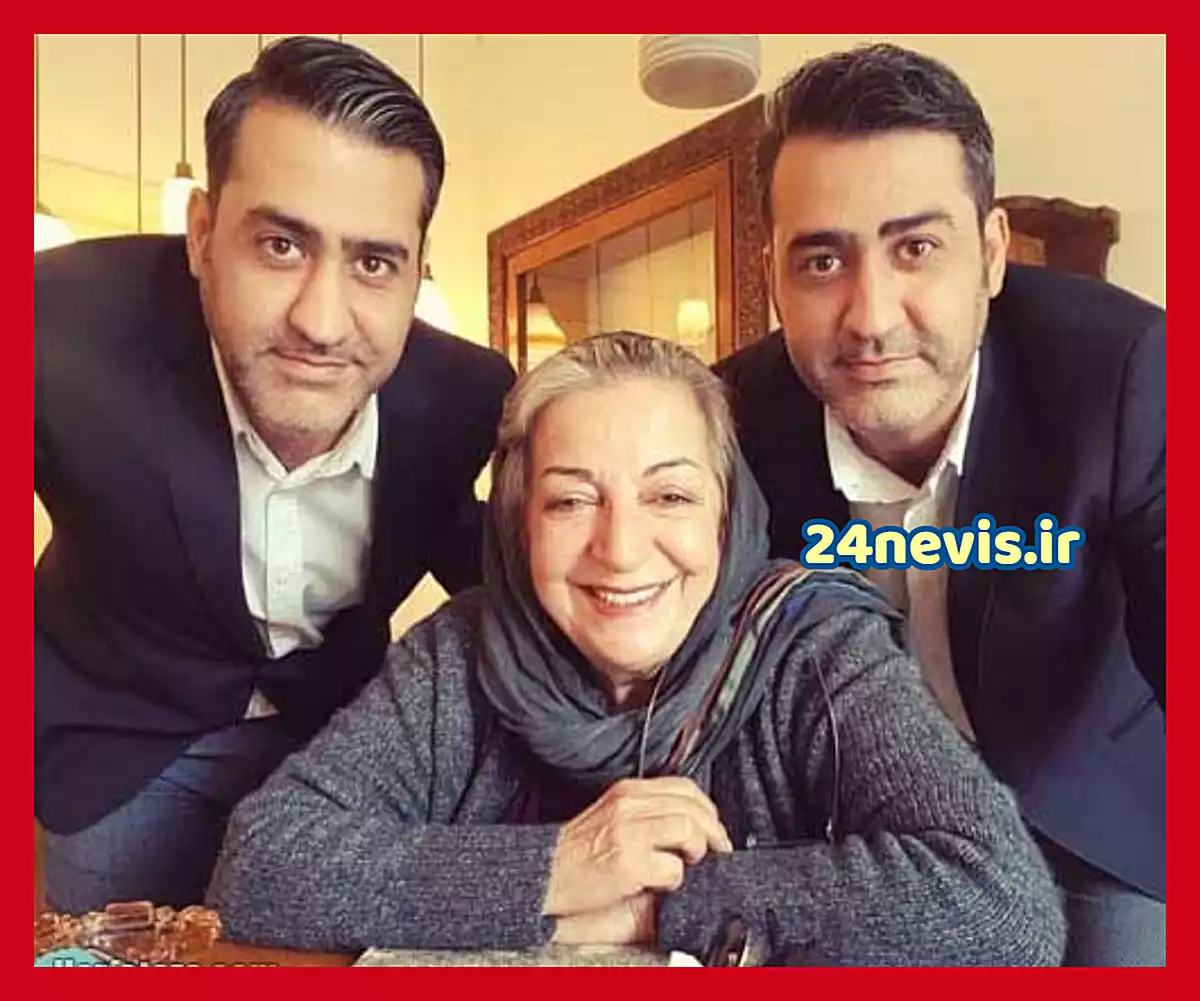  مرضیه برومند و فرزندان عکس