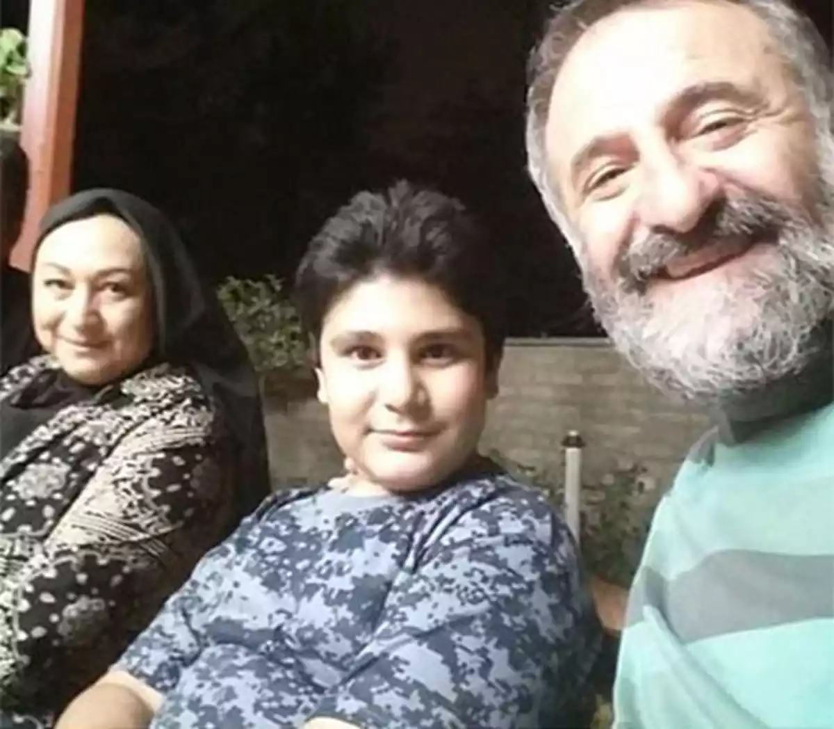 مهران رجبی و پسرش