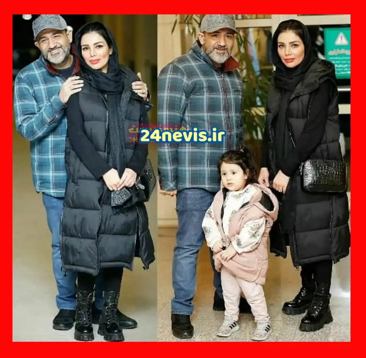 بیوگرافی و عکس لو رفته مهران غفوریان و همسرش آرزو عفوریان و دخترش هانا